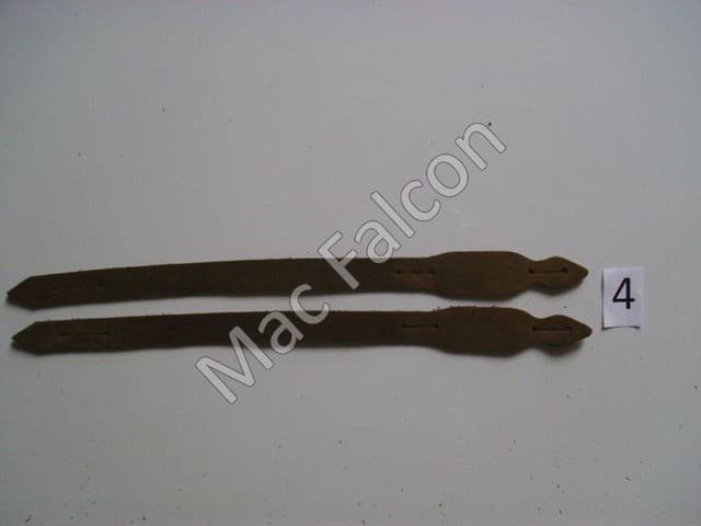 Complete set of cow leather traditional straps