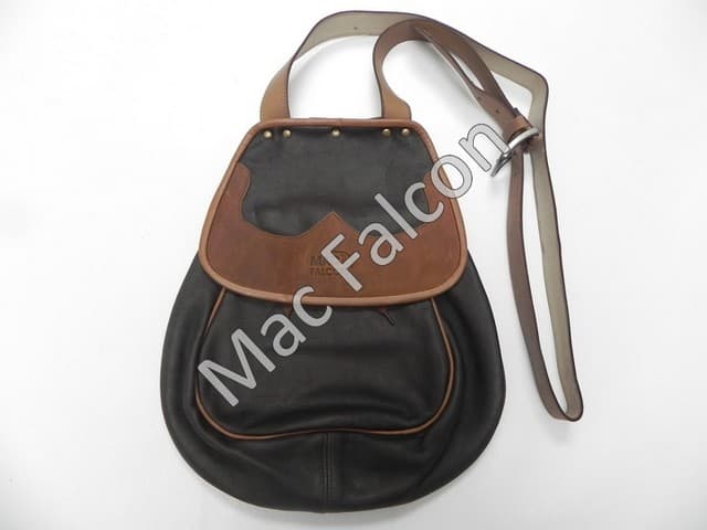 Mac Falcon, M-Line hunting/demo shoulder bag with adjustable shoulder strap,with logo, brown / beige