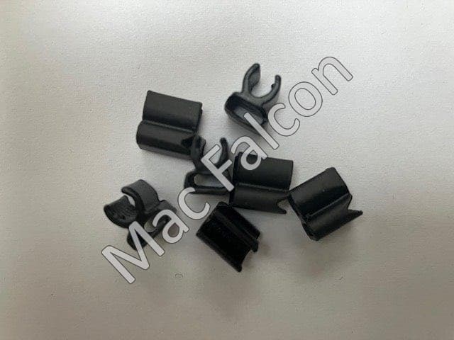 Standard size color black Tail mount clips 7 pieces