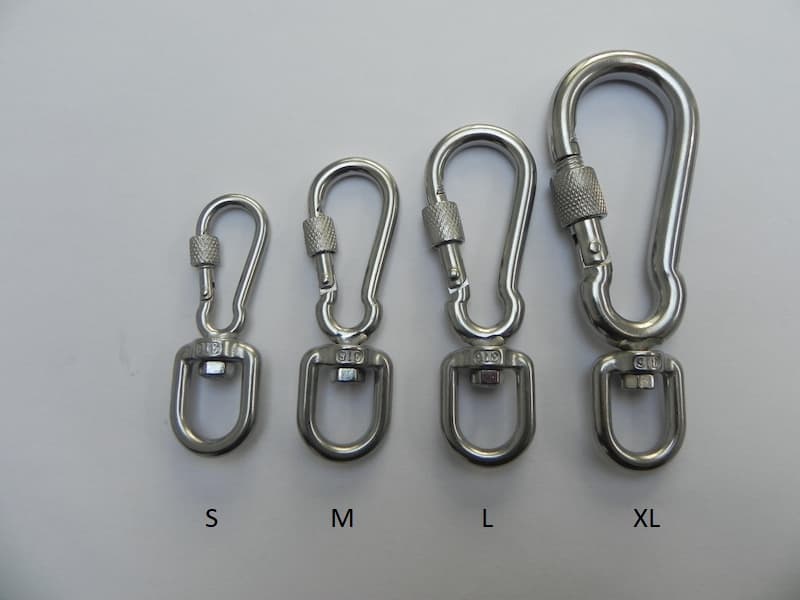Transport Carabiner Swivel Type 316 Stainless steel